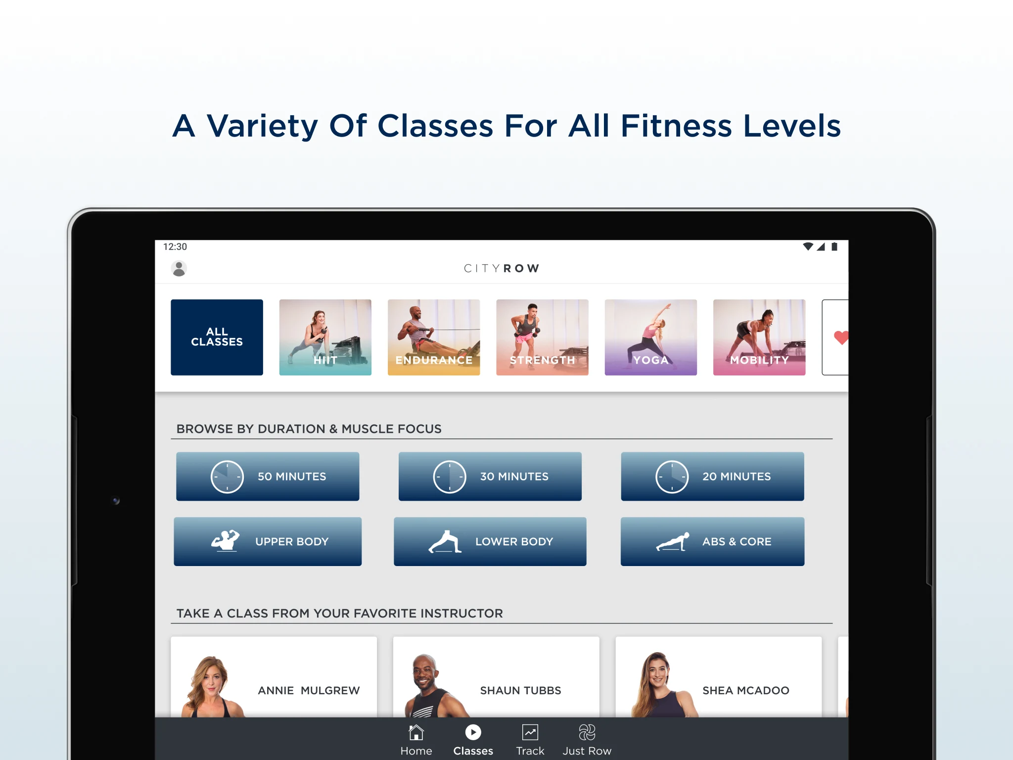 CITYROW: at home fitness screenshot
